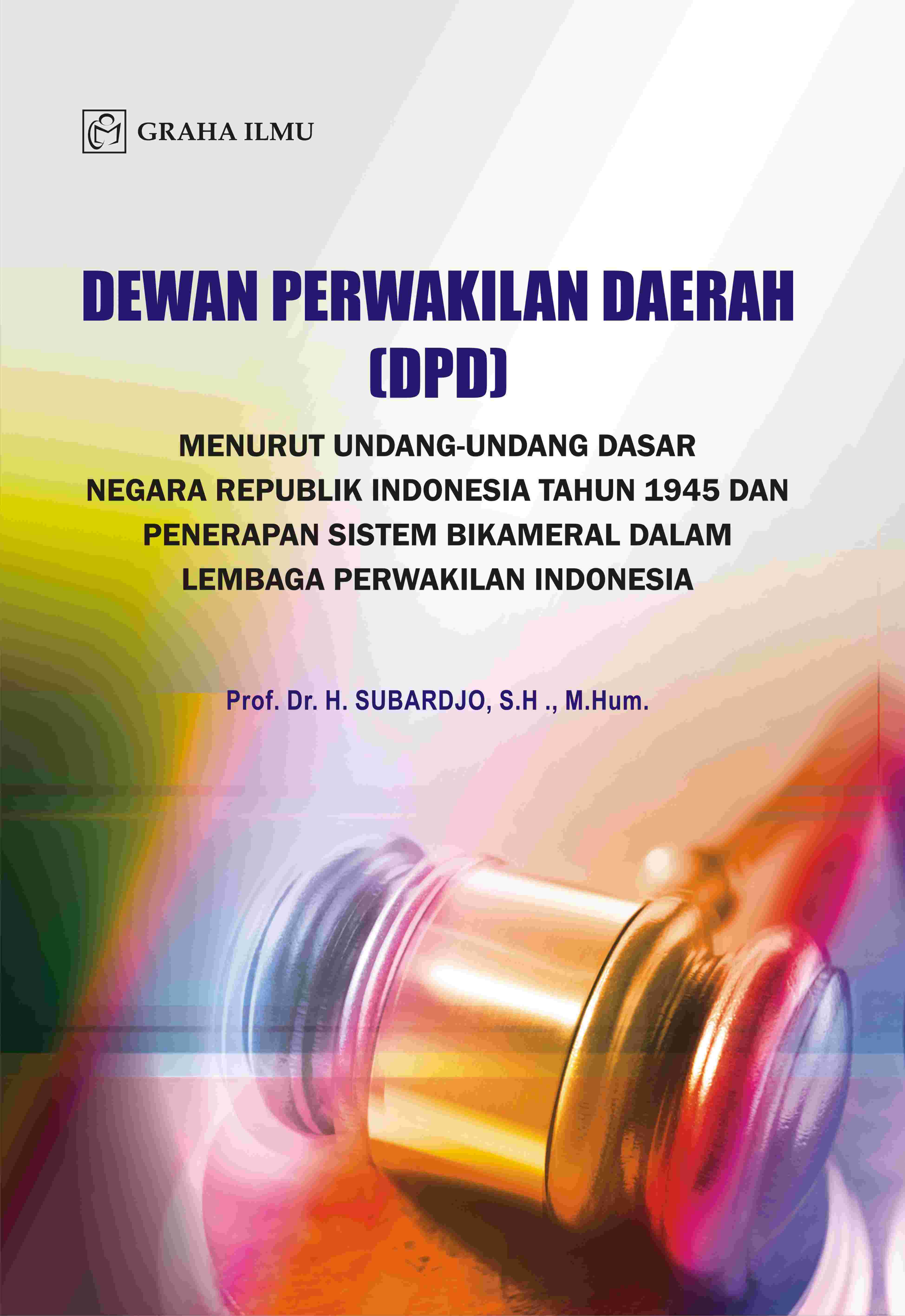 Sampul buku Dewan Perwakilan Der...